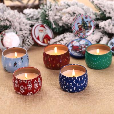 China Christamas Decoration Christmas Candle Holder Christmas Day Atmosphere Candle Holder Smokeless Christmas Home Decoration for sale