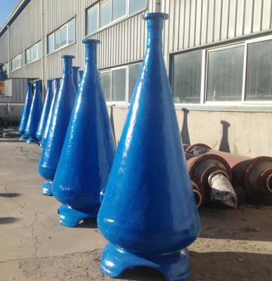 China High Density Fiberglass Flush Aquaculture Oxygen Cone For Fish Farming for sale