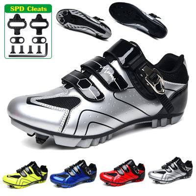 China Rubber Men Cycling MTB Shoes Sports Strap Shoes Road Bike Speed ​​SPD SPD Flat Pedal Bicycle Shoes Pack Women Cycling Mtb Sneaker for sale