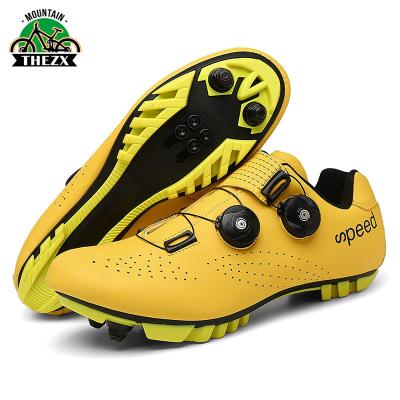 China 2021 Summer Rubber Mountain Bike Shoes Cycling Sneaker MTB Men Speed ​​Racing Women Bicycle Shoes SPD Spike Sport Road Bike Flat Shoes for sale