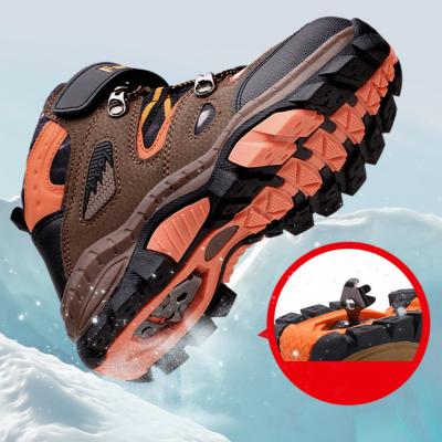 China PVC Winter Boots for Boys Kids Snow Shoes Teenagers Kids Hiking Shoes Walking Outdoor Sport Climbing Sneakers Girl Warmer Fur for sale