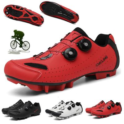 China Ultralight Rubber Road Bike Shoes Speed ​​Sneaker Mtb Cycling Cleat Shoes Pack Flat Women Bicycle SPD Mountain SPD Cycling Shoes for sale