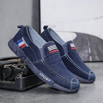 China CUSHIONING Canvas Men Shoes Breathable Male Spring Autumn Sneakers Men's Shoes Denim Lace-up Tennis Casual Shoes New for sale