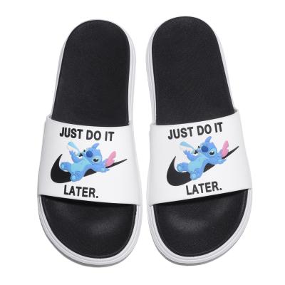 China Lightweight Hot Sale Men And Women Slide Sandals Fashion Newest Slippers Unisex Cartoon for sale