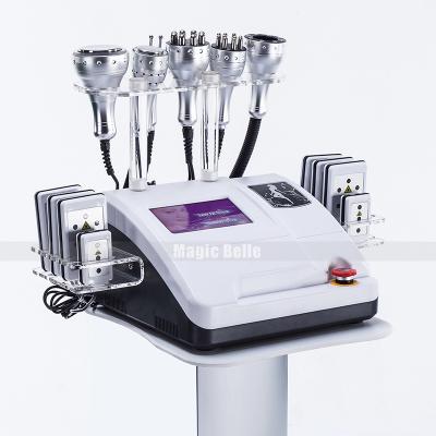 China Hot Selling Black Friday Weight Loss Cavitation RF Vacuum Slimming 6 in 1 Cavitation Ultrasound RF Vacuum Machine for sale