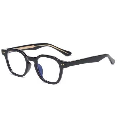 China Fashion Metal Optical Glasses Women Men Alloy Material Lightweight Glasses Frame For Support Prescription Lens Vintage Myopic Eye for sale