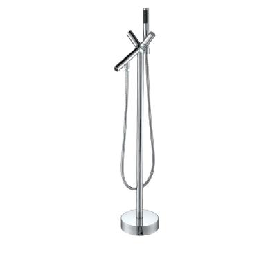 China Floor Stand Faucets Bathroom Fittings Call Freestanding Bath Mixer for sale