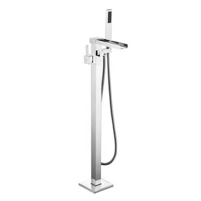 China Hot Selling High Quality Freestanding Bathtub Faucet Floor Stand Faucets DF-02041 for sale