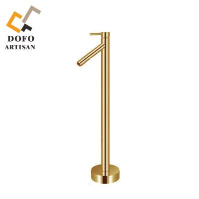 China Metered Faucets Top Floor Standing China Basin Mixer Tap Ti-Gold Faucets In Dubai for sale