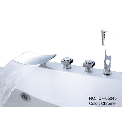 China Craftsman Floor Stand Faucets Newly UPC Waterfall Spout Bathroom Faucet for sale