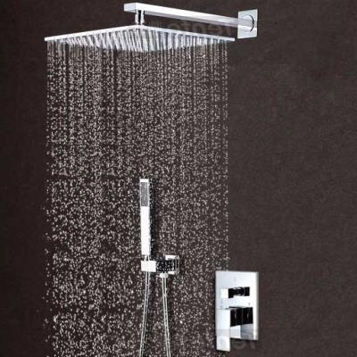 China Metered Square Faucets Waterfall Faucet Shower Set for sale