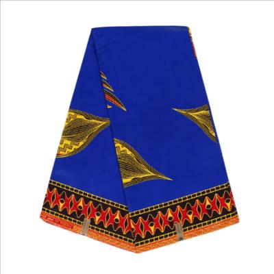 China Shrink-Resistant Royal Blue African Color Wax Fabric With Stain Supplies for sale