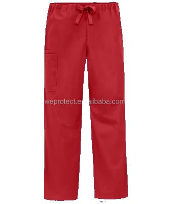 China Hot Selling High Quality Straight Leg 3 Pockets Comfortable Cargo Scrubs Uniform Pants Nurse Panty for sale