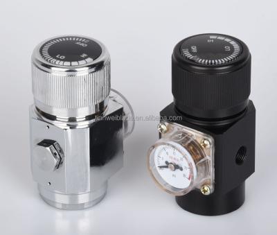 China New Design Aluminum Mini Beer Co 2 Pressure Fixed Or Adjustable Regulator for sale