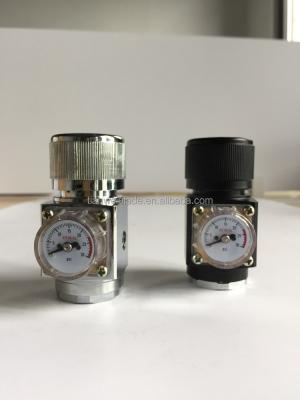 China Home Brew Mini Portable Nitrogen or CO2 Regulator/MINI Gas Regulator with Pressure Gauge eusd for home brew beer wine/coffee/paintball for sale