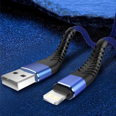 China Video Game Player Compatibility 2.4a Usb Phone Charger Strong Fast Charging Phone Cable 1m 2m For Iphone for sale