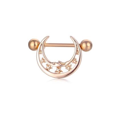 China Fashion Ring Personality 18K Gold Sliver Plated Zircon Nipple Piercing Jewelry CLASSIC Sliver Plated Lace Nipple Nails Butterfly Nail For Women for sale