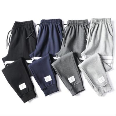 China 2022 New Anti-pilling Spring Men's Casual Solid Color Waist Jogger Sweatpants High for sale