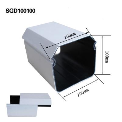 China 100*100mm Small Earth Greenhouse Square PVC Pipe Clean And Saving Personal Gardening Plastic Hydroponics for sale