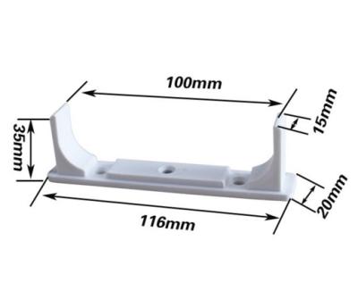 China Good Quality Clean And Earth Saving Nft Agriculture Hydroponics PVC Fitting Pipe Plastic Connector for sale