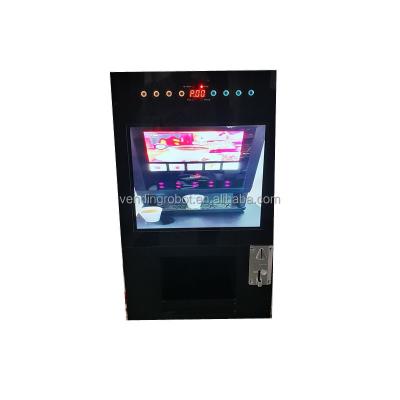 China Automatic 8 drink coffee mixing vending machine with 17 inch LCD screen for advertising WF1-306B 2kg for sale