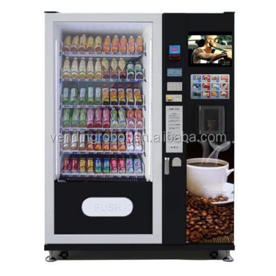 China Coffee Vending Machine WD1-209A 300 Pcs Snacks + Snacks +Soda And Bottle Beverage for sale