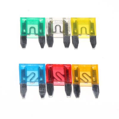 China Safty Mini Blade Car Fuse 5A 10A 15A 20A 25A 30A for sale