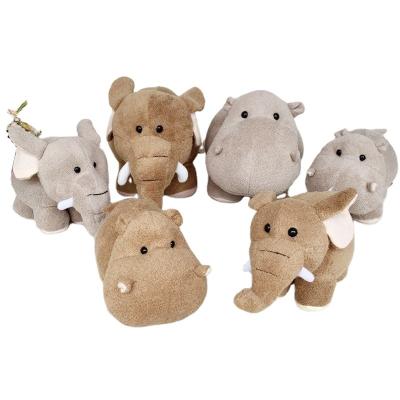 China Super Soft Wholesale Animals Elephant Hippo Horse Pillow Toys Stuffed Plush Christmas Doll for sale