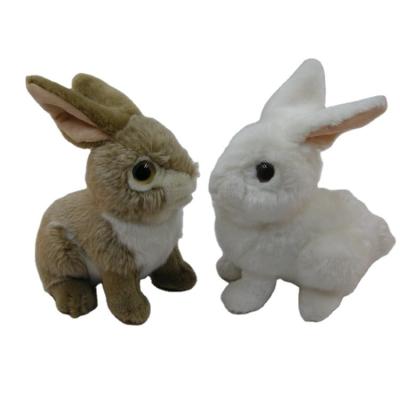 China Eco-Environmental Good Quality Custom Warm Soft Plush Long Ear Stuffed Rabbit Animal Toy for sale