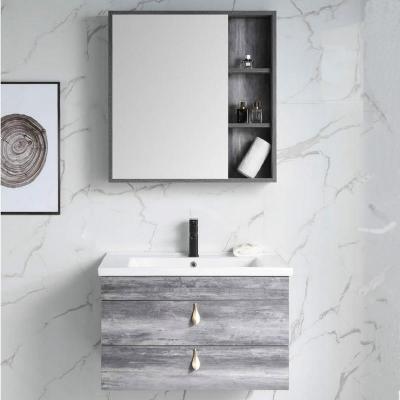 China Guangdong modern high quality waterproof wall hung bathroom cabinet for sale