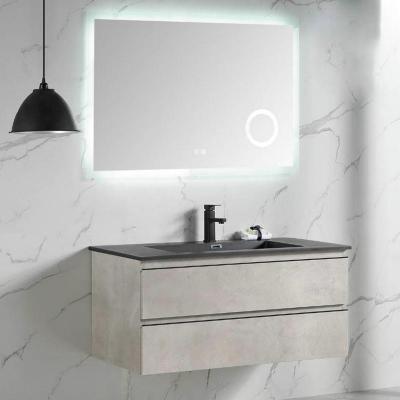 China Modern funiture factory direct strong Chaozhou plywood bathroom led mirror cabinet for sale