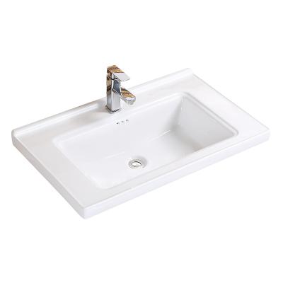 China Chaozhou Factory Direct Sale Modern Cabinet Bathroom Vanity Ceramic Basin for sale