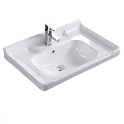 China Direct Selling Modern Ceramic High Temperature Bathroom Factory Chaozhou Cabinet Ceramic Basin for sale