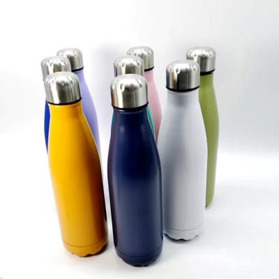 China Sustainable 17OZ Stainless Steel Insulated Vacuum Flasks Thermoses Cola Shape Sport Water Bottle for sale