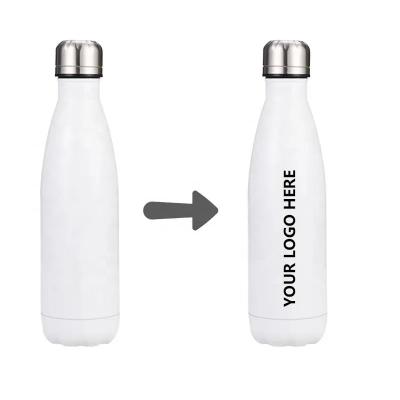 China Sustainable Wholesale Custom Logo 500ml/750ml Stainless Steel Sport Cola Water Bottles 500ml Vacuum Insulated Water Bottle Sport BPA Free for sale