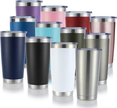 China Sustainable Custom Logo Double Wall Factory Directly Tumbler Vacuum Travel Cup Wholesale Portable Insulated Stainless Steel Mugs With Lids for sale