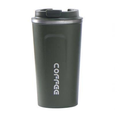 China Sustainable 380ml Travel Office Car Bottle Stainless Steel Thermal Vacuum Bottle Drinking Cup Coffee Mug With Lid for sale