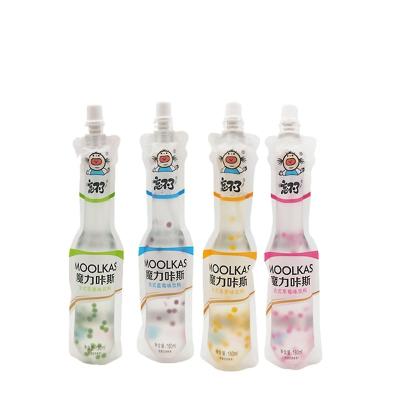 Cina Lovely Custom Logo Moisture Proof Drink Water Plastic Spout Pouch Packaging For Liquid in vendita