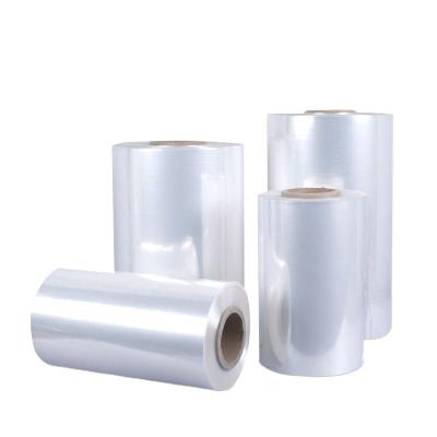 China Polyolefin Heat Moisture Proof Clear Safe Plastic Shrink Film For Bottle Packaging for sale