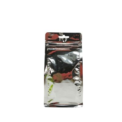 China Recyclable Resealable Tea Packaging Bag Flat Bottom Plastic Bag Custom for sale