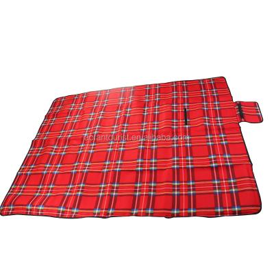 China Outdoor Camping Hiking Portable Compact Comfort Cotton Fill Outdoor Traveling Kids Picnic Blanket For Outdoor for sale