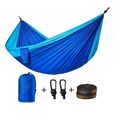 China Modern Simple Outdoor Lightweight Nylon Backpacking Survival Based Hammocks With Tree Straps for sale