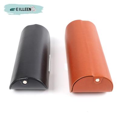 China Universal L Size Factory Direct Supply Aluminum Hard Shell Pu Leather Fashion Glasses Case Storge Box With Low Moq Customized Logo for sale