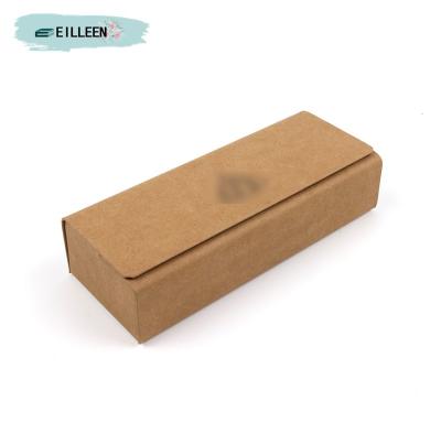 China PU L Thin Size Kraft Paper Factory Supply Hard Shell Metal Glasses Case Storge Box With Best Quality And Low Price for sale