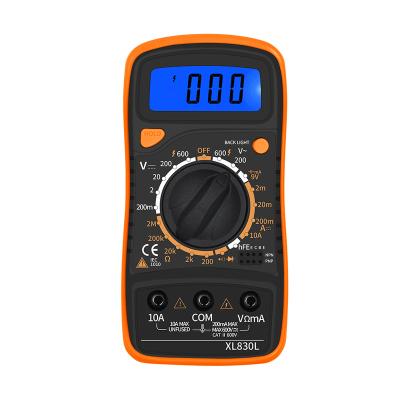 China AC DC Test XL830L Digital Multimeter Current-Voltage Handheld LCD Display Portable Backlight AC/DC Ammeter Voltmeter for sale