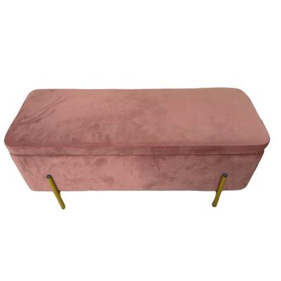 China (Other) Factory Price Adjustable Chinese Ottoman Stool Storage Box With Storage Space for sale