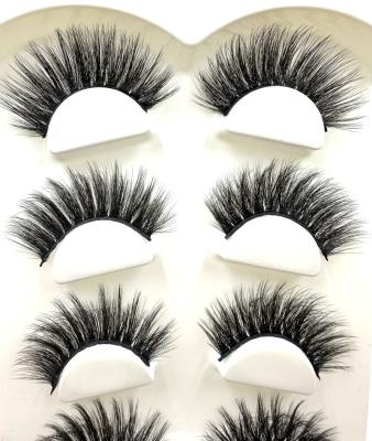 China Natural Soft Private Label Mink Eyelashes Lashes Tray Russian Volume Eyelash Extension Extensions Professional Silk Black Custom for sale