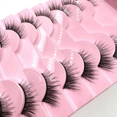 China Natural Soft Ermelya brand customized box 3D best quality natural soft Handmade Human hair fiber eye lashes for sale