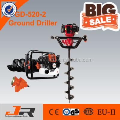 China 2017 newest anti-skid handle gasoline machinery earth auger eart drill and ice auger for sale