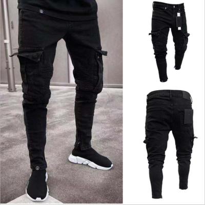 China 2021 QUICK DRY Hot Selling European And America Flexible Quality Men's Fashion Men's Jeans Black Jeans for sale